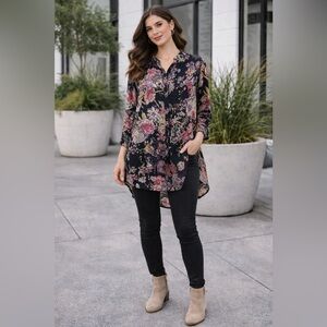 Anthropologie (Maeve) Autumnal dress/Tunic